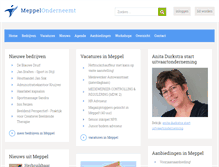 Tablet Screenshot of meppelonderneemt.nl